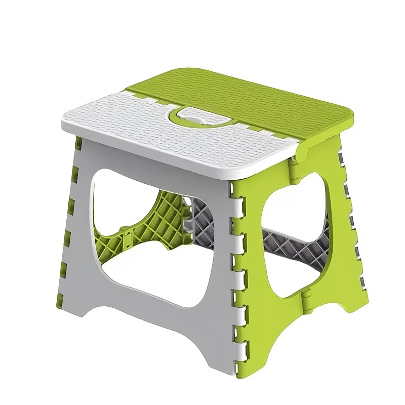 Portable folding stool, made of durable ABS material, suitable for outdoor and other occasions.