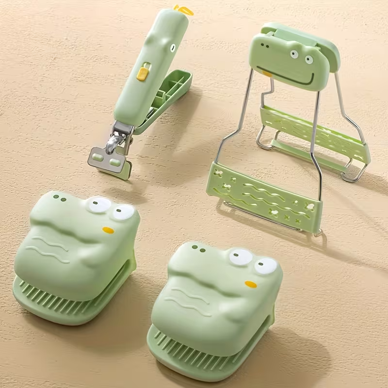 Household anti-scalding clips, kitchen tray rack, heat-resistant gloves