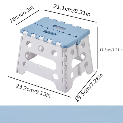 Foldable thickened plastic chair, outdoor fishing stool, folding stool