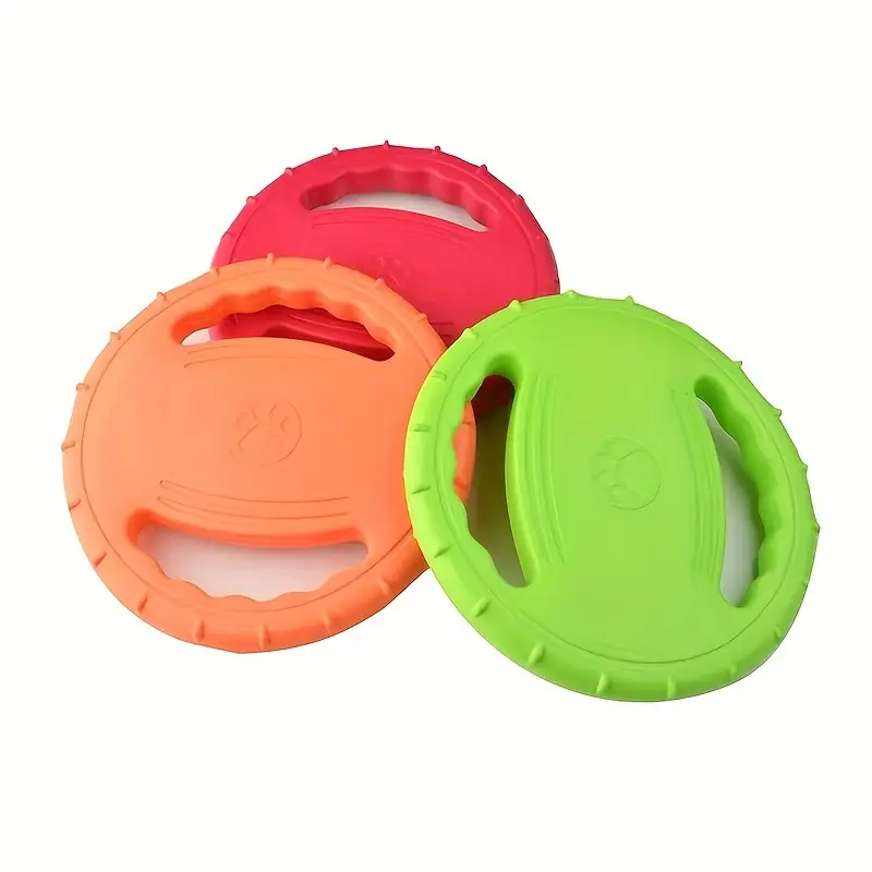 1 non-slip, bite-resistant frisbee - suitable for medium-sized dogs and puppies