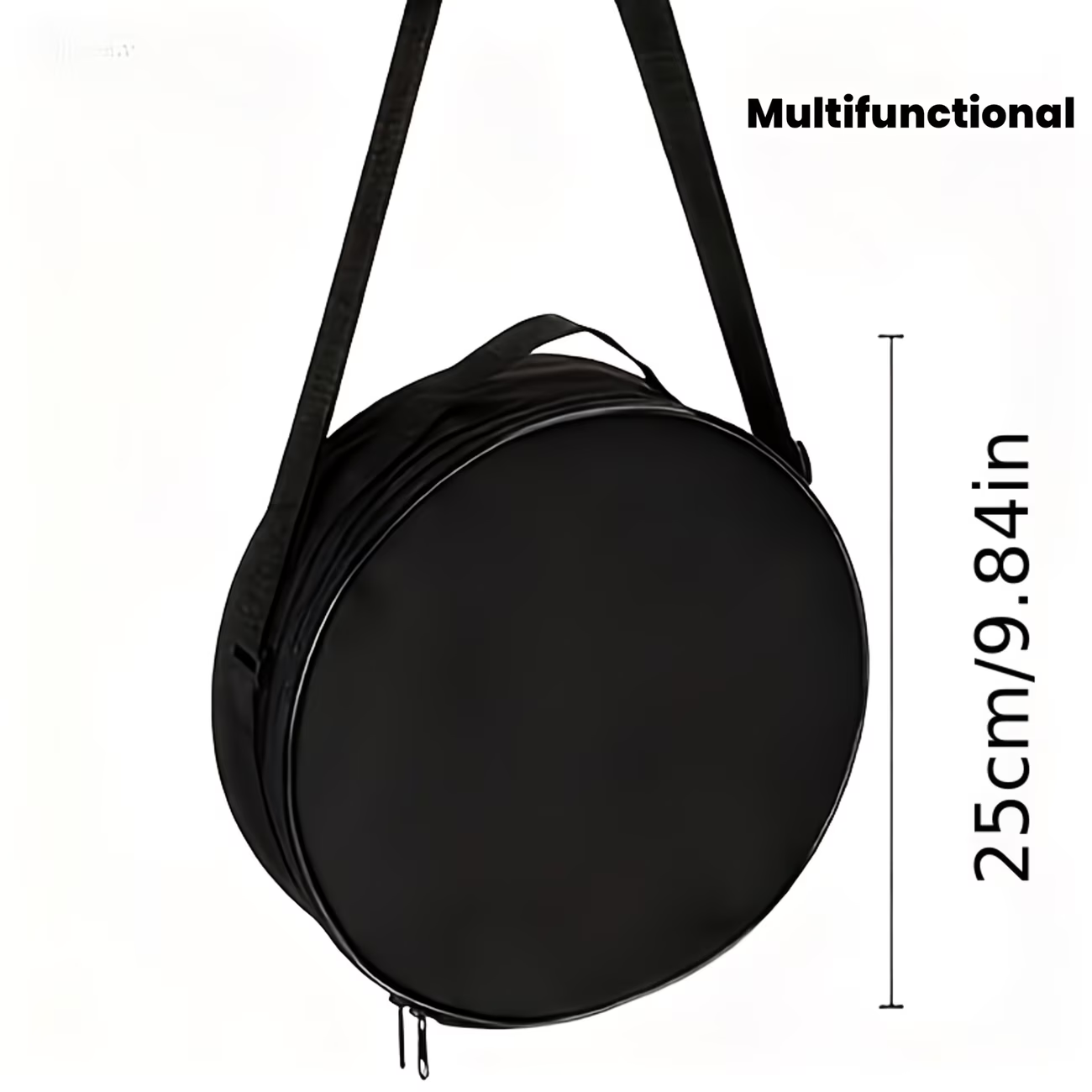 Folding Stool Storage Bag | Durable Black, Polyester Fiber Material