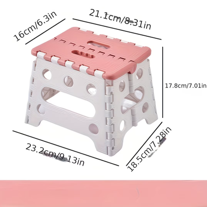 Foldable thickened plastic chair, outdoor fishing stool, folding stool