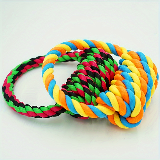 1-Pack Knot Toy - Durable and teeth-cleansing, suitable for medium to large dogs
