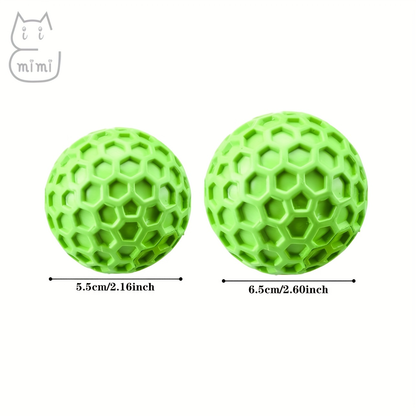 Two-pack of durable dog chew toys with sound function