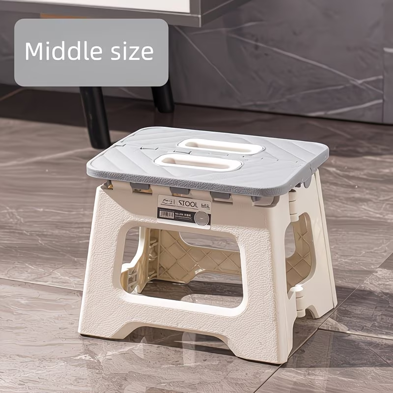Simple office stool, foldable, easy to store, folding office stool