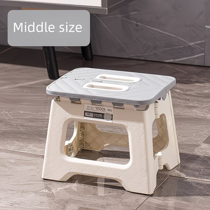 Simple office stool, foldable, easy to store, folding office stool