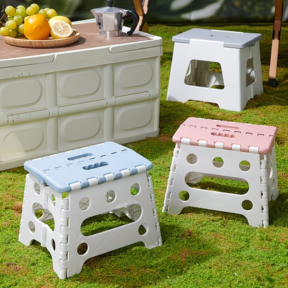 Foldable thickened plastic chair, outdoor fishing stool, folding stool