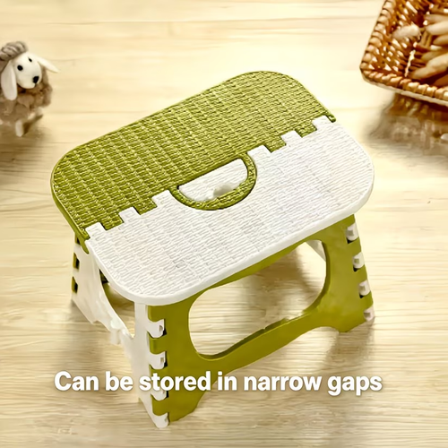 Portable folding stool, made of durable ABS material, suitable for outdoor and other occasions.