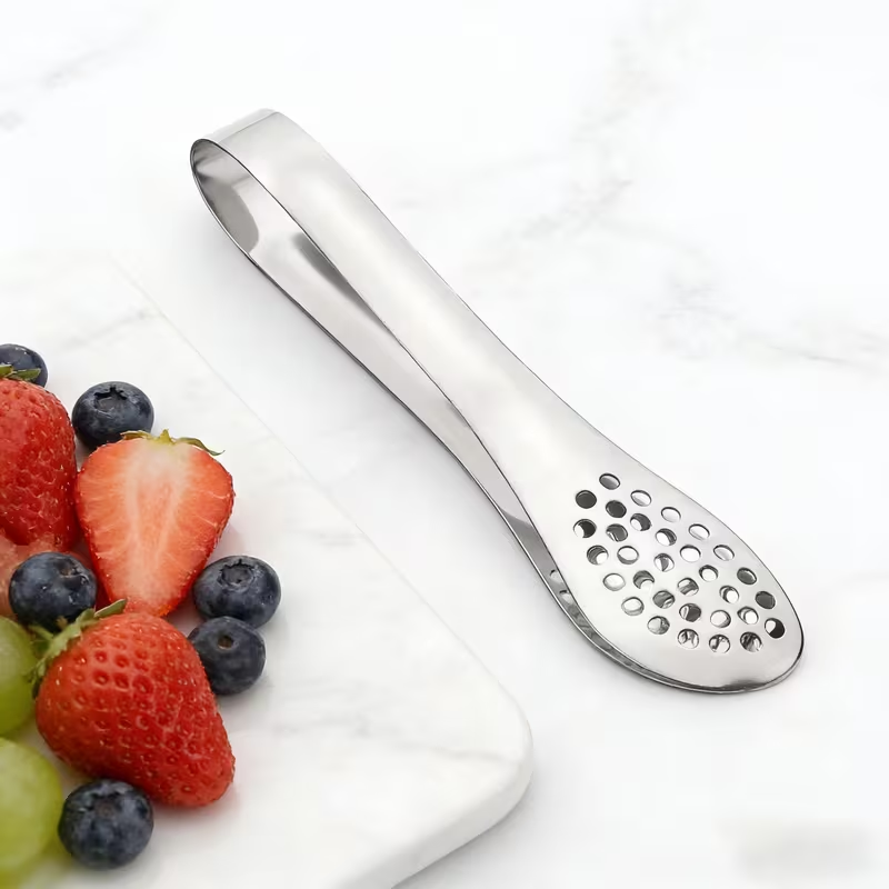 Thickened 304 Stainless Steel Food Clip - Suitable for kitchens, barbecues, and as a non-slip clip.