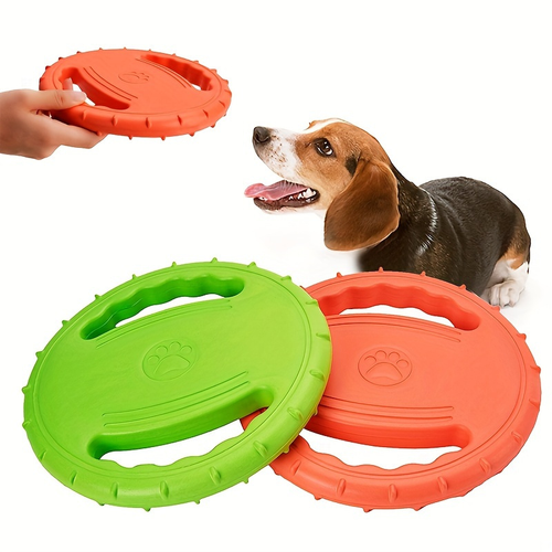 1 non-slip, bite-resistant frisbee - suitable for medium-sized dogs and puppies
