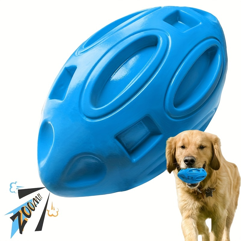 1 durable, chewable rubber dog chew ball with a sound-producing mechanism