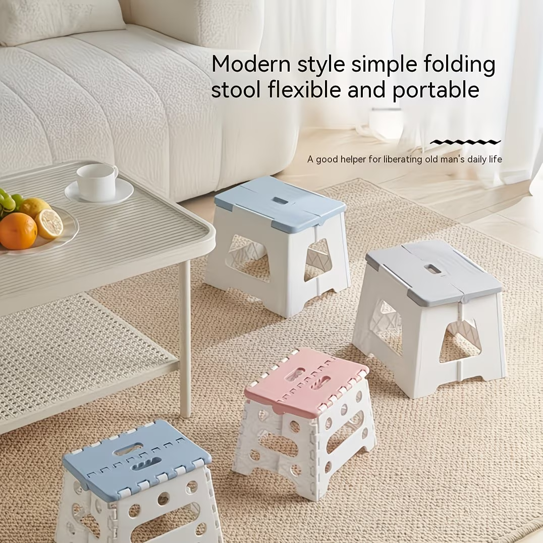 Foldable thickened plastic chair, outdoor fishing stool, folding stool