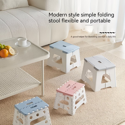Foldable thickened plastic chair, outdoor fishing stool, folding stool