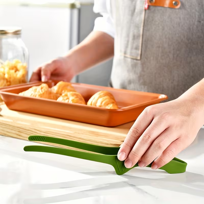 1 Multifunctional Silicone Anti-slip Bread Clip Self-standing Kitchen Tool