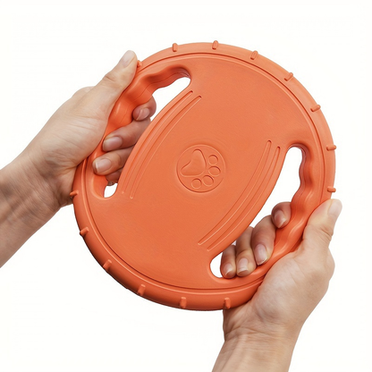 1 non-slip, bite-resistant frisbee - suitable for medium-sized dogs and puppies
