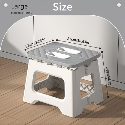 Simple office stool, foldable, easy to store, folding office stool