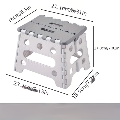 Foldable thickened plastic chair, outdoor fishing stool, folding stool