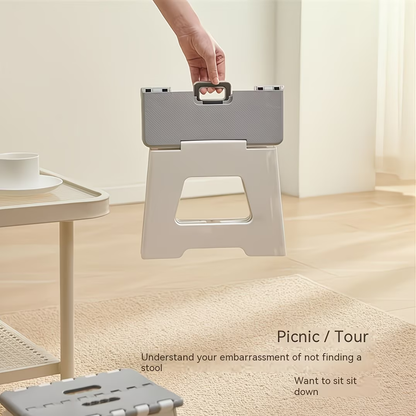 Foldable thickened plastic chair, outdoor fishing stool, folding stool