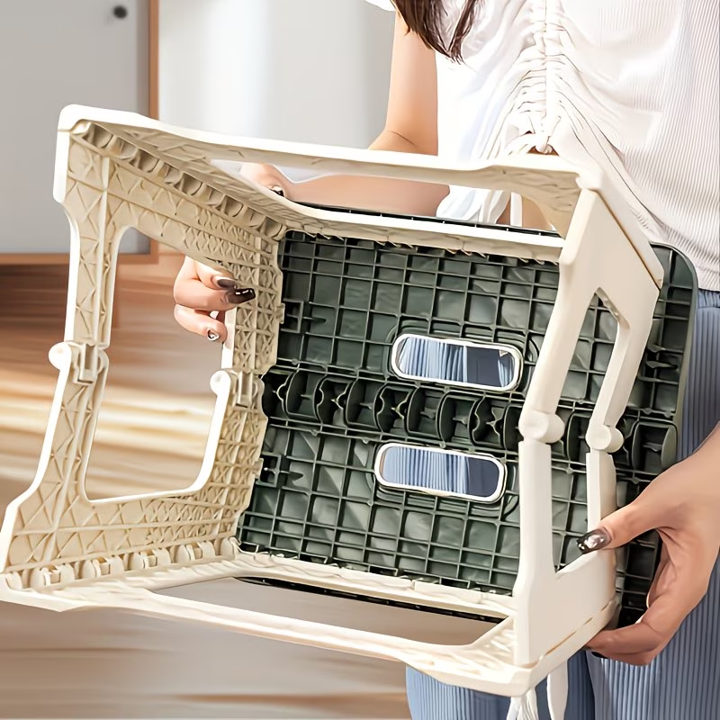 Simple office stool, foldable, easy to store, folding office stool