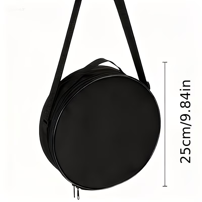 Folding Stool Storage Bag | Durable Black, Polyester Fiber Material