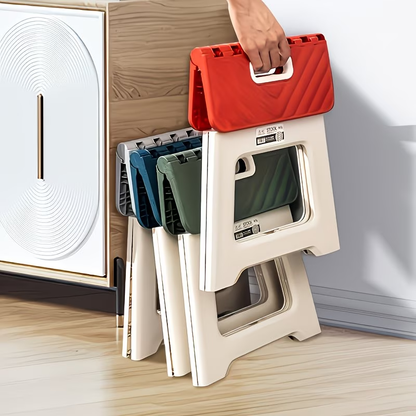 Simple office stool, foldable, easy to store, folding office stool