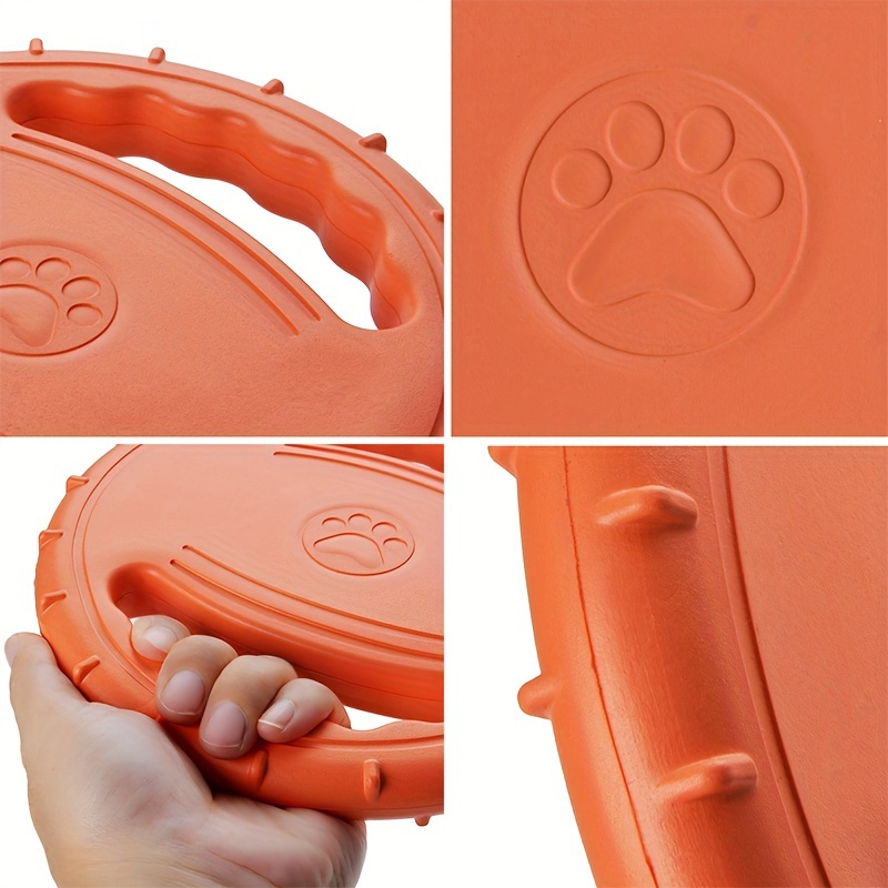 1 non-slip, bite-resistant frisbee - suitable for medium-sized dogs and puppies