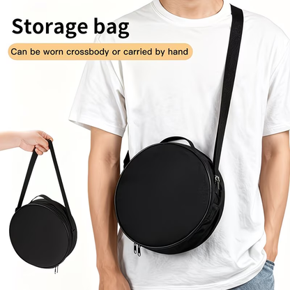 Folding Stool Storage Bag | Durable Black, Polyester Fiber Material
