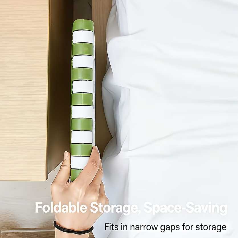 Portable folding stool, made of durable ABS material, suitable for outdoor and other occasions.