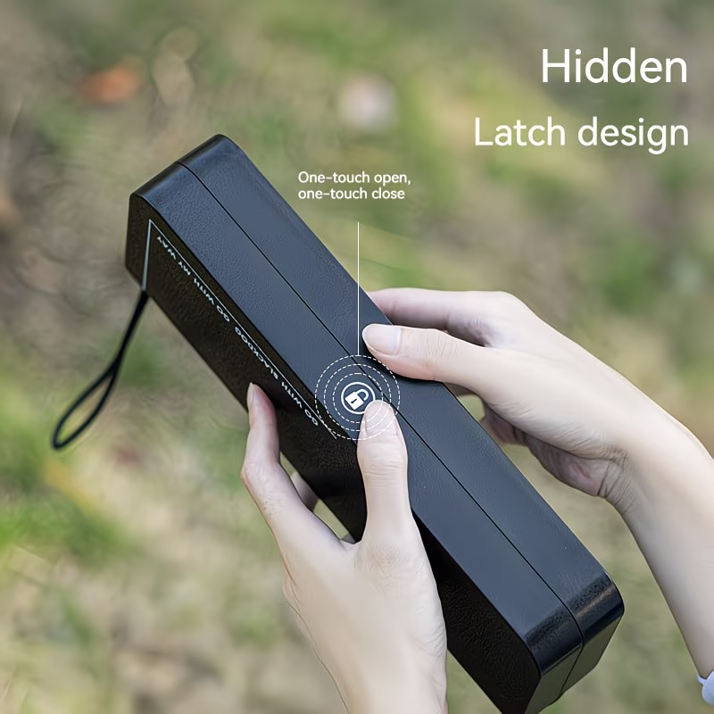 Portable folding stool, suitable for outdoor fishing, camping and home use.