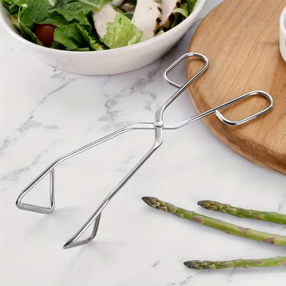 SUS304 stainless steel scissors and pliers, 1 piece (10 inches), suitable for cooking and grilling.