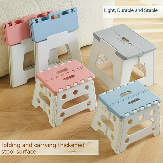 Foldable thickened plastic chair, outdoor fishing stool, folding stool